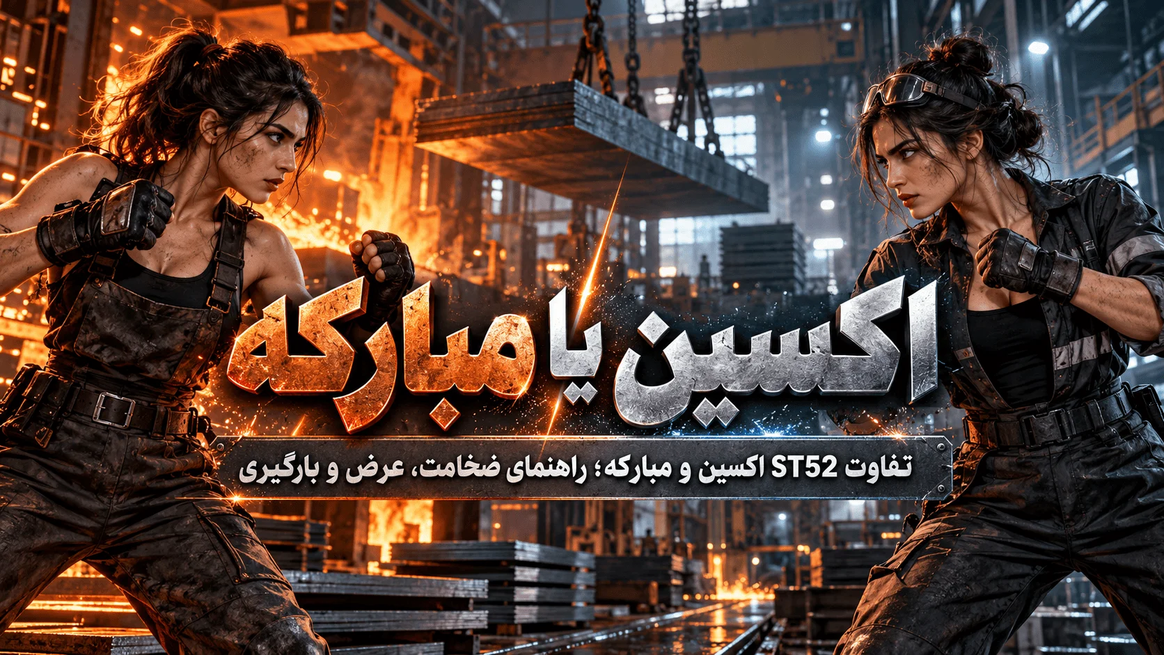 تفاوت ST52 اکسین و مبارکه؛ راهنمای ضخامت، عرض و بارگیری
